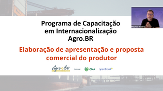 Aula ao vivo: Elaboração de apresentação e proposta comercial do produtor
