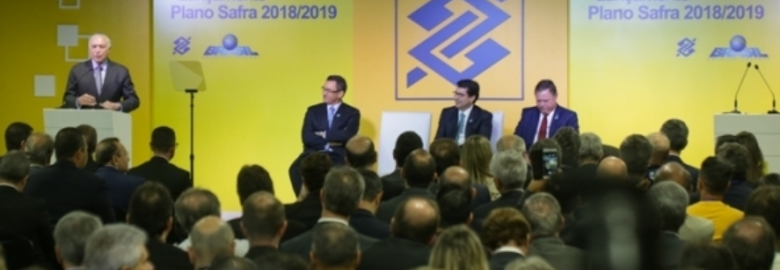 Banco do Brasil anuncia R$ 103 bilhões para safra 2018/2019