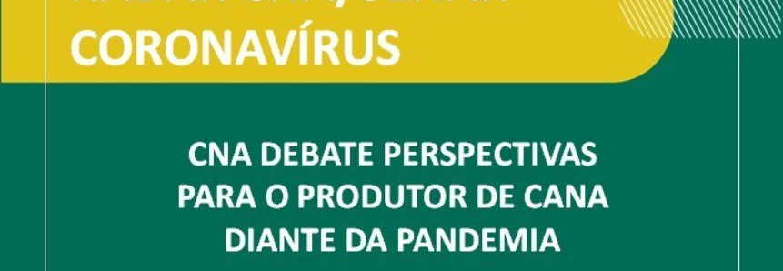 CNA debate perspectivas para o produtor de cana diante da pandemia