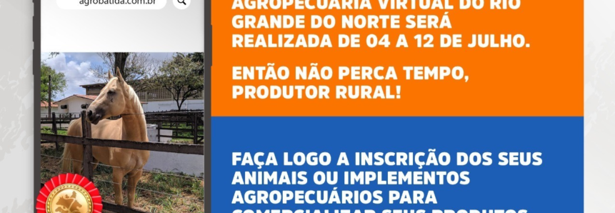 FAERN/SENAR é parceira da 1ª Exposição Virtual do Rio Grande do Norte