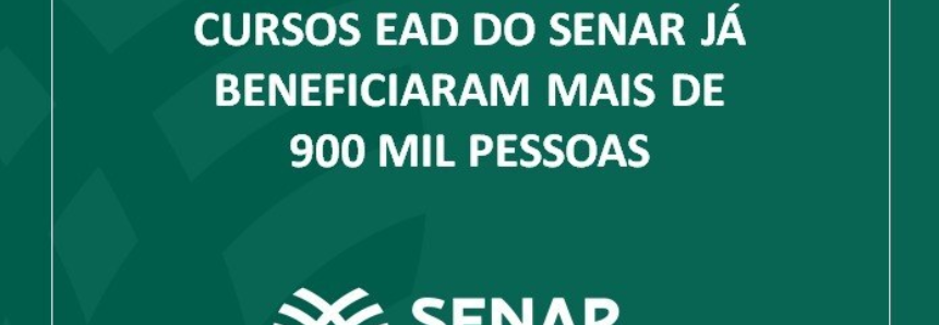 Cursos EaD do Senar já beneficiaram mais de 900 mil pessoas