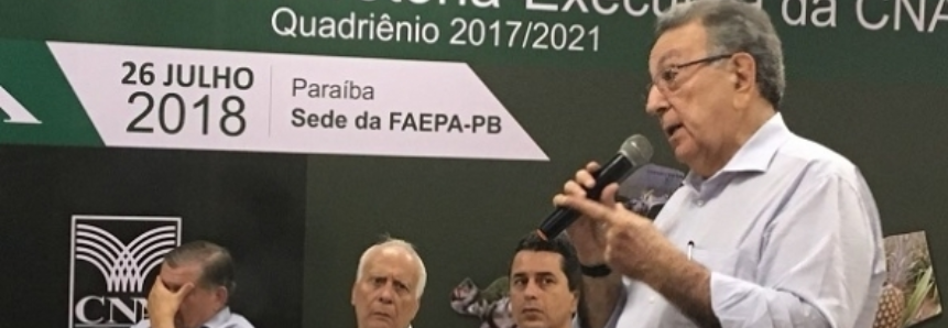 Presidente da CNA recebe produtores e lideranças rurais na Paraíba