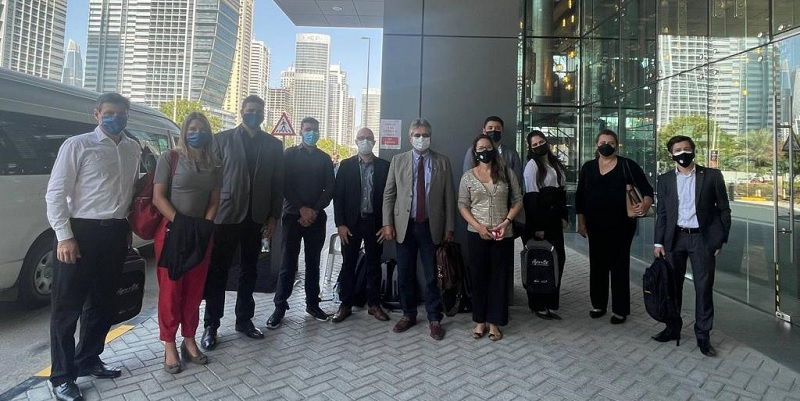 Comitiva CNA empresarios Dubai - Deputado Sérgio Souza participa da inauguração do escritório da CNA em Dubai