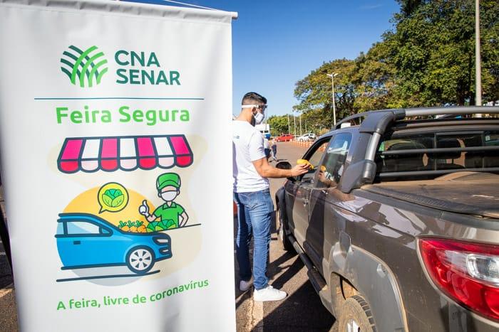 Primeira edição da Feira Segura exclusivamente drive thru em Brasília