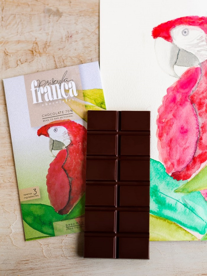 Chocolate vencedor do concurso CNA Brasil Artesanal - edição 2021