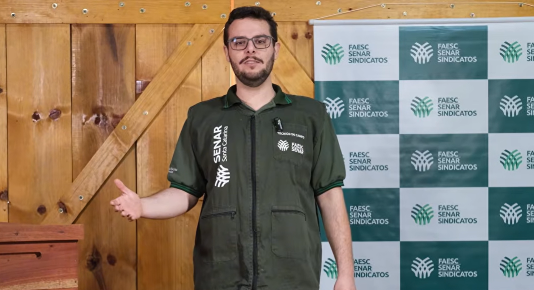 Gabriel Boff Coronetti foi o vencedor na categoria Assistência Técnica e Gerencial. (Imagem Divulgação)