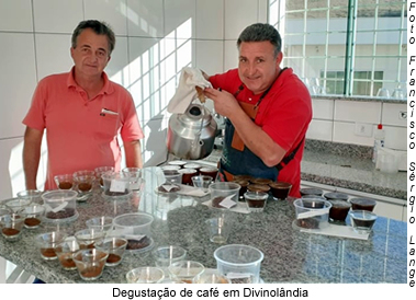 Degustação de café em Divinolândia