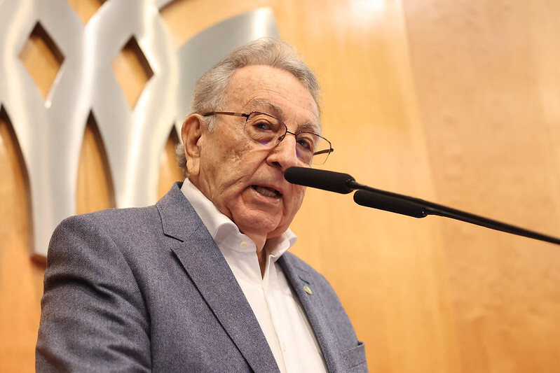 Presidente da CNA, João Martins, discursa durante reunião da Comissão de Meio Ambiente.