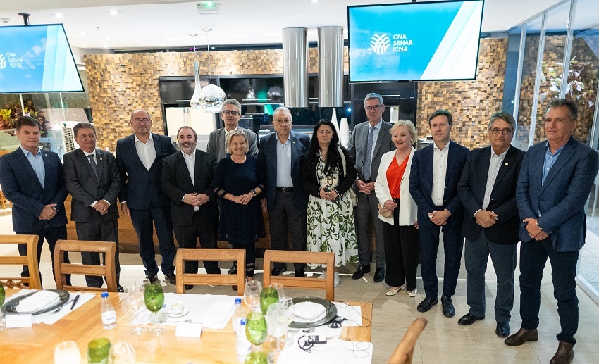 Presidente da CNA recebe delegação de deputados do Parlamento Europeu