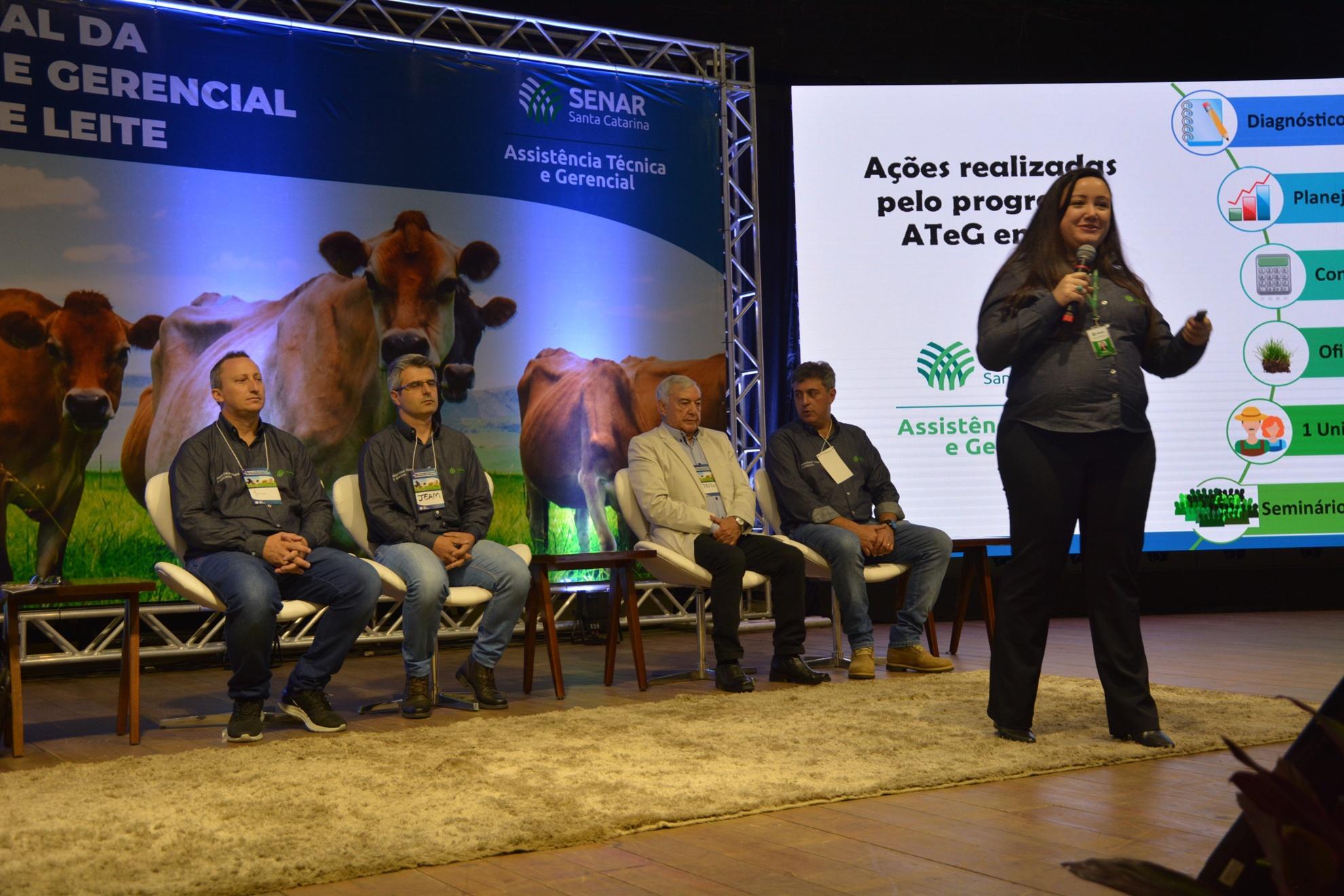 ATeG apresenta aumento de 8% na produção de leite em propriedades rurais