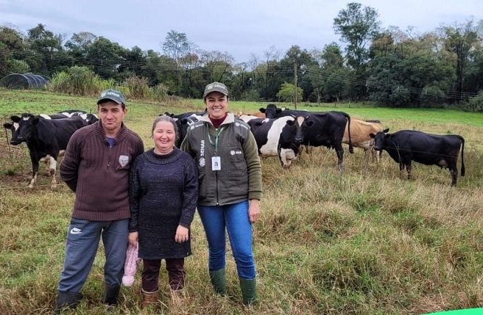 Família de produtores atendidos pela ATeG
