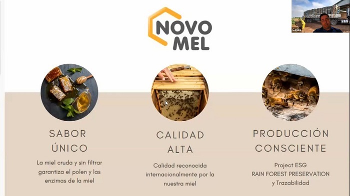 Carlos Pamplona Rehder, da empresa Novo Mel