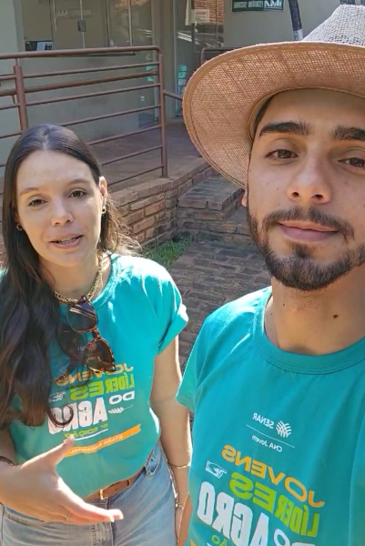 Paloma com Igor Rodrigues, de Minas Gerais.