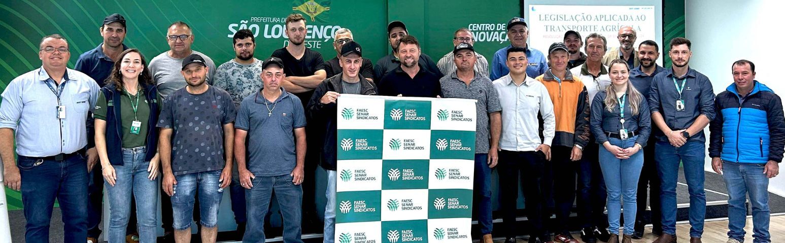 Dezesseis turmas capacitadas nos treinamentos de Legislação Aplicada ao Transporte Agrícola em abril