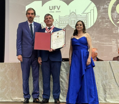 Diretor-geral do Senar é homenageado pela Universidade Federal de Viçosa
