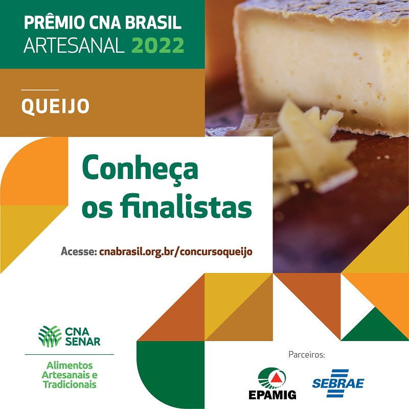 Card Conheca os finalistas Premio CNA Brasil Artesanal QUEIJO