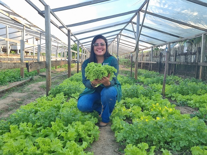 Priscilla, técnica de campo do Senar