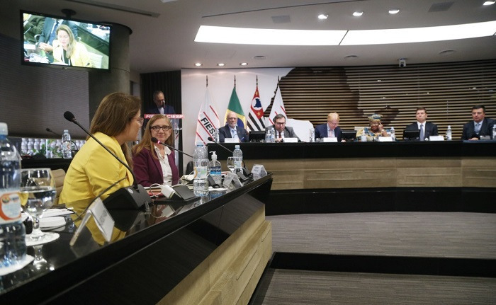 CNA participa de encontro com diretora-geral da OMC