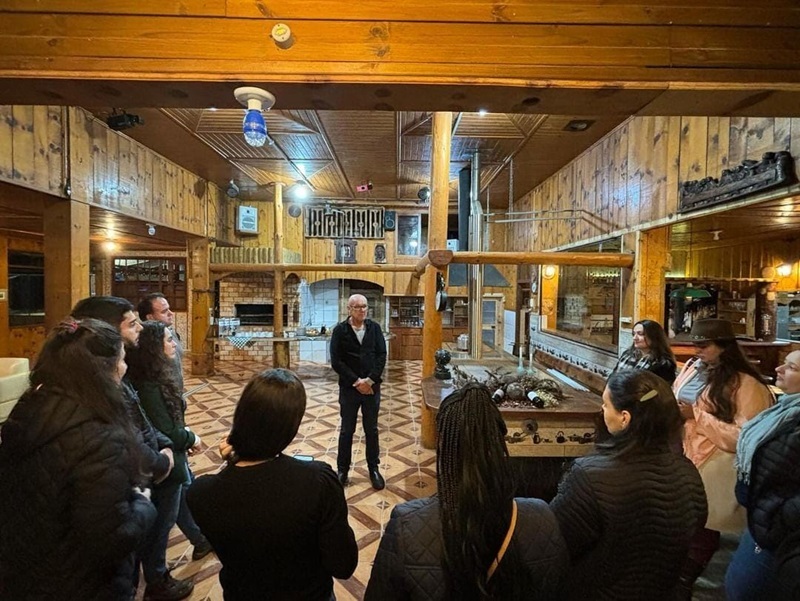 Visita à Vinícola Di Burato, em Bom Retiro.