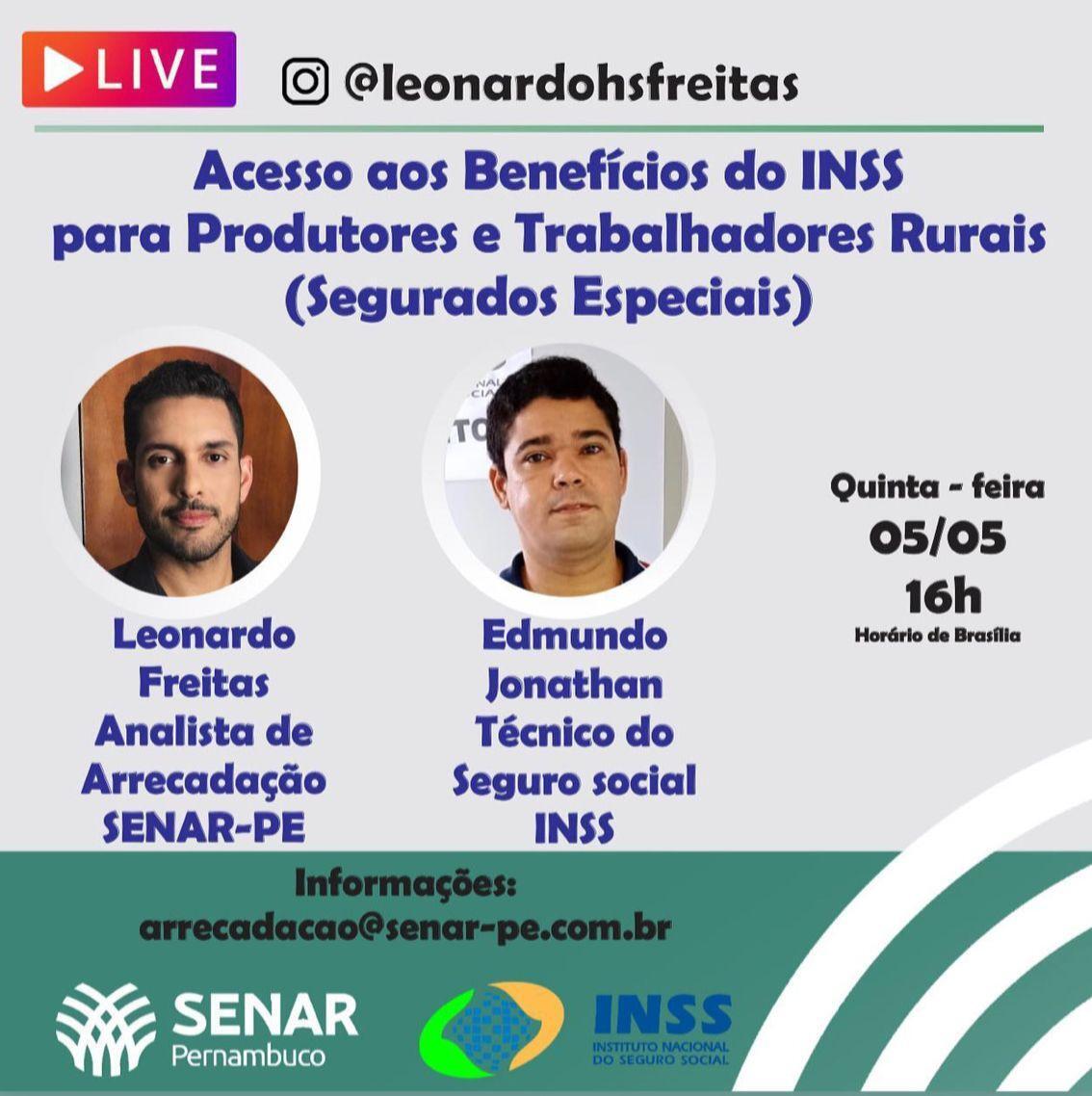 Senar/PE discute acesso aos benefícios do INSS para produtores e trabalhadores rurais