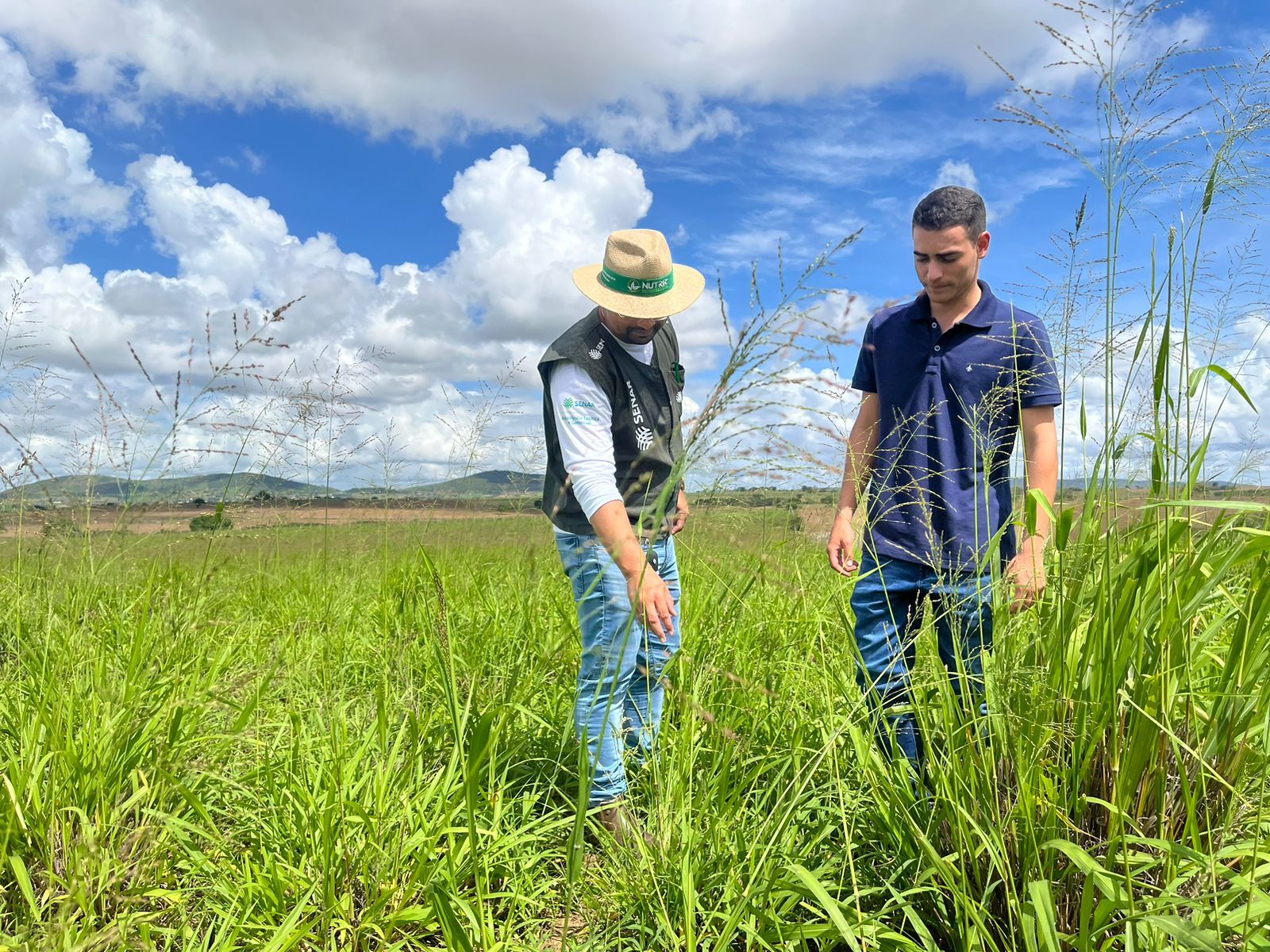 Técnico de Campo leva orientações para o jovem produtor de leite