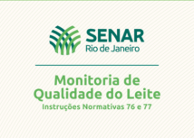 Em 2021, SENAR Rio iniciará nova modalidade do Programa de Monitoria de Qualidade do Leite - IN 76 e 77