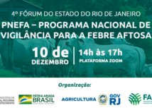 Febre Aftosa é tema de evento online no próximo dia 10 no Rio de Janeiro