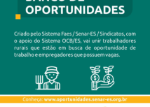 Site promove oportunidades de trabalho nas propriedades rurais do Espírito Santo