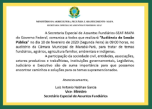 Proposta de regularização fundiária será debatida dia 10/02 em Marabá