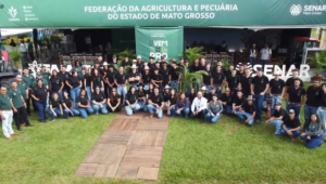 Alunos da Escola Agrícola do Senar MT, unidade Ranchão participam da Show Safra, em Lucas do Rio Verde