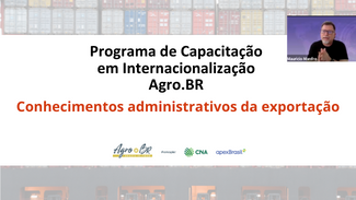 Aula ao vivo: Conhecimentos administrativos da exportação