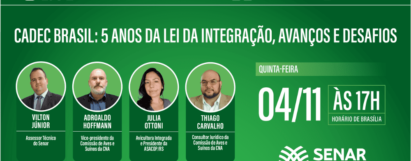 Live - CADEC Brasil: 5 anos da lei de integração, avanços e desafios