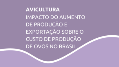 IMPACTO DO AUMENTO DE PRODUÇÃO E EXPORTAÇÃO SOBRE O CUSTO DE PRODUÇÃO DE OVOS NO BRASIL