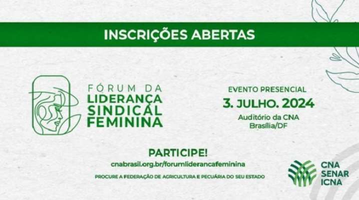 CNA promove Fórum da Liderança Sindical Feminina em julho