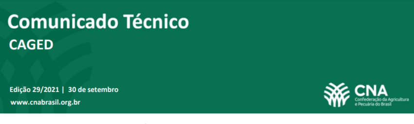Caged agro sistemacna setembro 2021