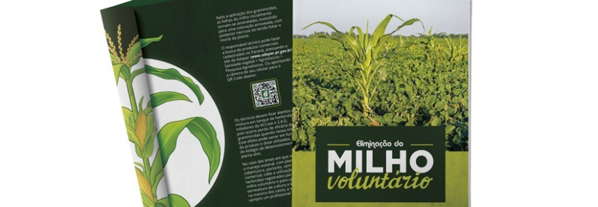 Livreto orienta produtores sobre como eliminar milho voluntário