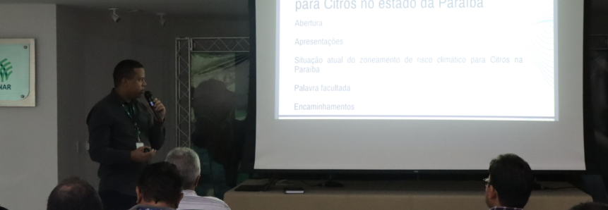 Sistema discute inclusão de municípios produtores de citros em Zona Risco Climático
