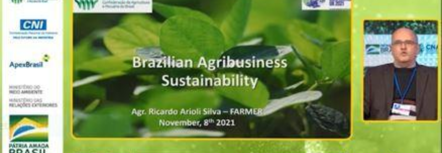 Agricultura sustentável é apresentada na COP-26 por produtor de Mato Grosso