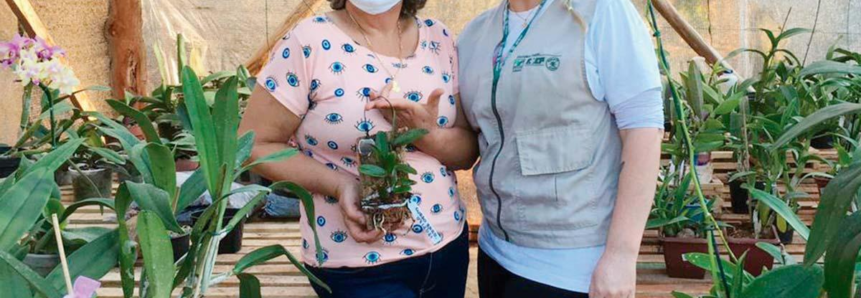 Ex-aluna do SENAR-PR encontra na floricultura uma alternativa de renda