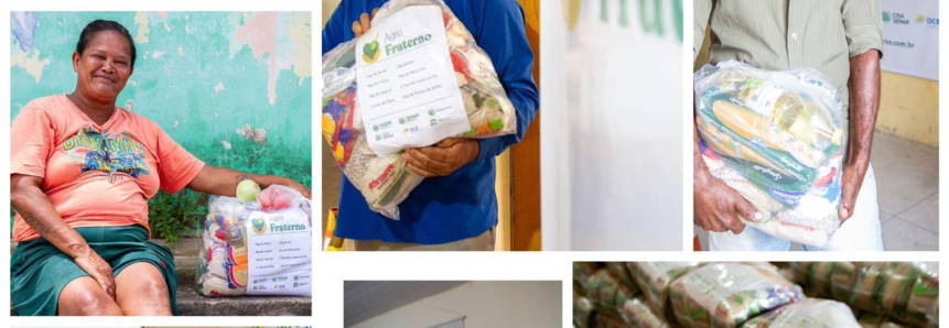 Agro fraterno encerra a 1ª etapa com entrega de 466 cestas básicas em Limoeiro