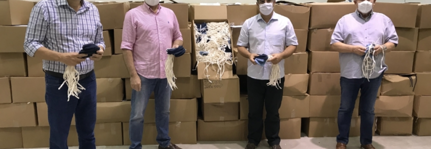 FAERN recebe doação de 100 mil máscaras de proteção