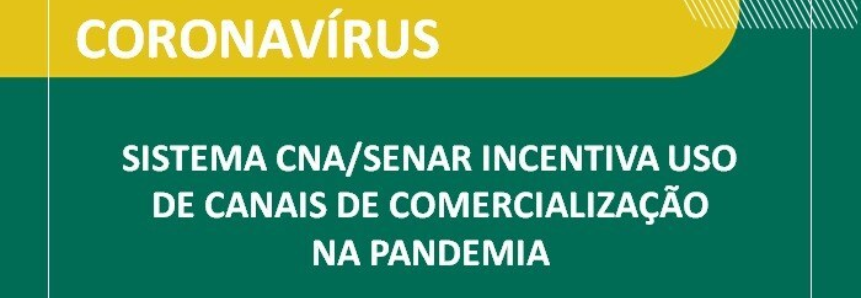 Sistema CNA/Senar incentiva uso de canais de comercialização na pandemia