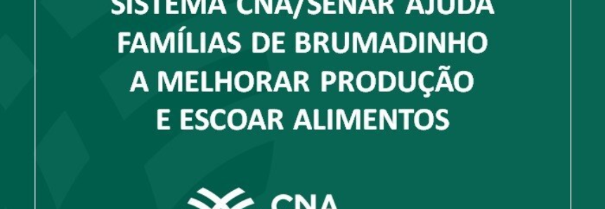 Sistema CNA/Senar ajuda famílias de Brumadinho a melhorar produção e escoar alimentos