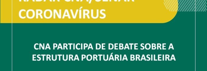 CNA participa de debate sobre a estrutura portuária brasileira