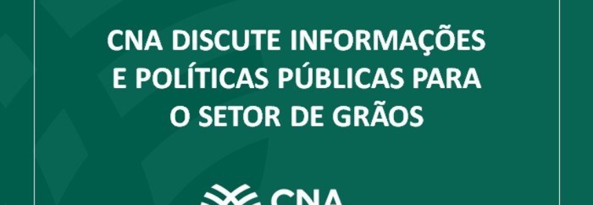 CNA discute informações e políticas públicas para o setor de grãos