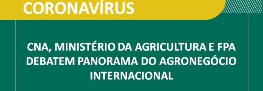 CNA, Ministério da Agricultura e FPA debatem panorama do agronegócio internacional