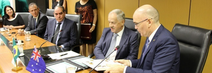 CNA participa de assinatura de cooperação entre Embrapa e Austrália para beneficiar o Semiárido