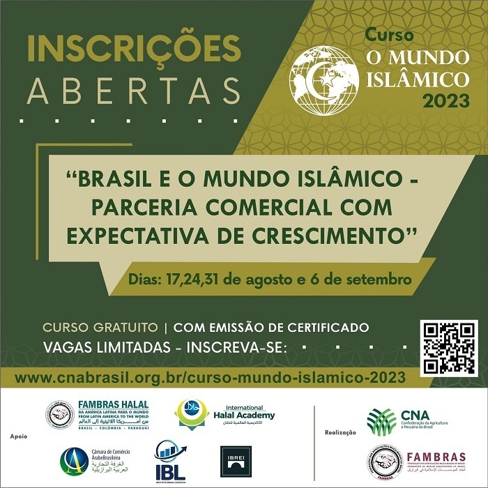 Curso da CNA e FAMBRAS sobre o mundo islâmico é gratuito e oferece certificado