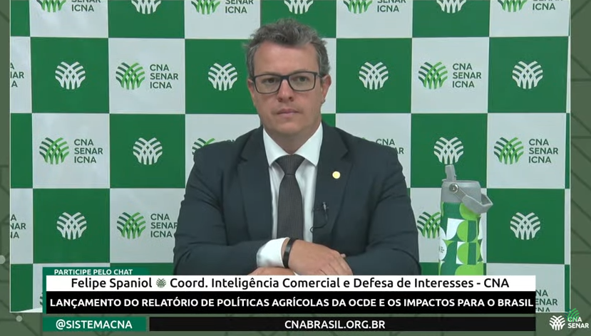 Felipe Spaniol, coordenador de Inteligência Comercial e Defesa de Interesses da CNA