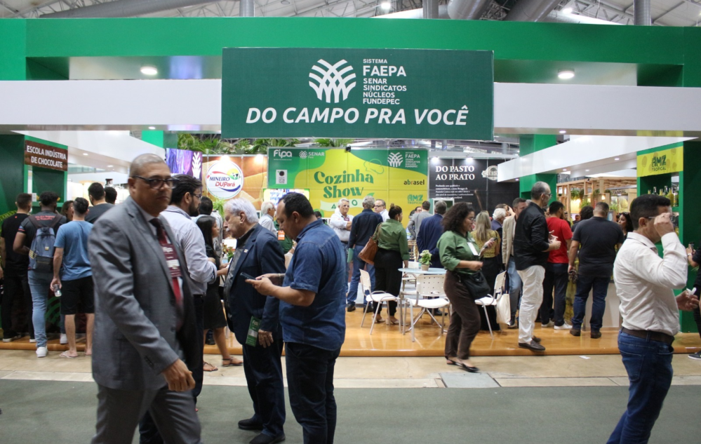 Estande do Sistema Faepa/Senar na FIPA 2024